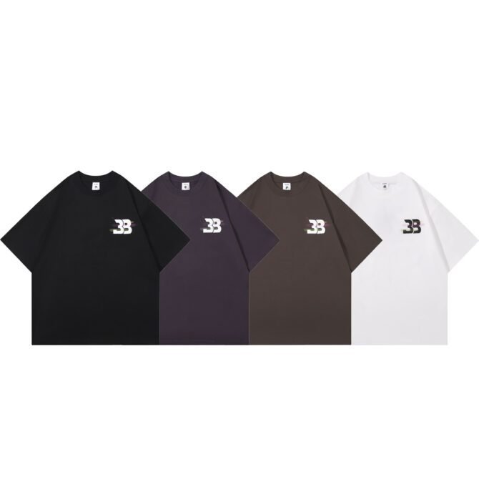 letuswin | SS25 New Heavyweight Tee | Oversized High-Street Striped Print | Outdoor Camping Unisex Styling #825120 - Image 10