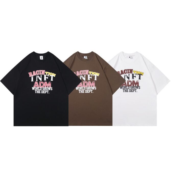 letuswin | SS25 Heavyweight T-Shirt | Oversized Distressed Street Print | Gender-Neutral Styling  #825132 - Image 8