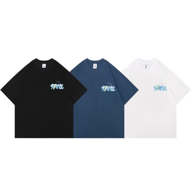 letuswin|Heavyweight New Oversized Tee | Embroidered Stripe Coating Tech | Sportswear Unisex Matching #825113 - Image 8