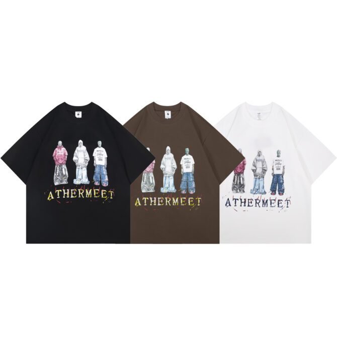 letuswin|New Guochao Short-Sleeve | Loose Fit American Print | Streetwear Daily Rotation #825175 - Image 7