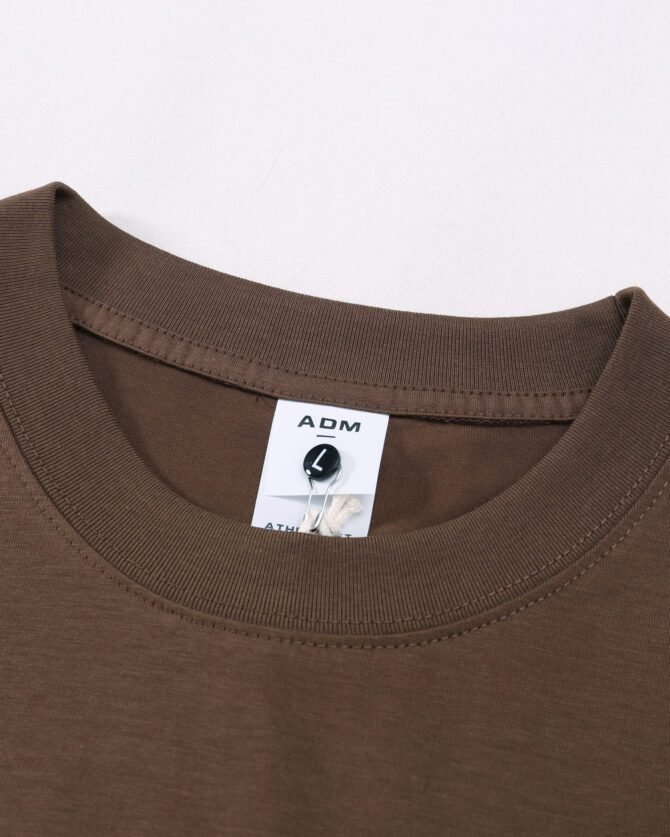 letuswin | SS25 New T-Shirt | Oversized Embroidery with Label Appliqué | 3D Detailing | Casual Short-Sleeve #825110 - Image 13
