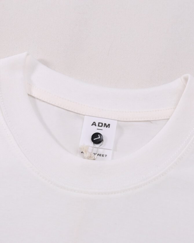 letuswin | SS25 New T-Shirt | Oversized Embroidery with Label Appliqué | 3D Detailing | Casual Short-Sleeve #825110 - Image 27