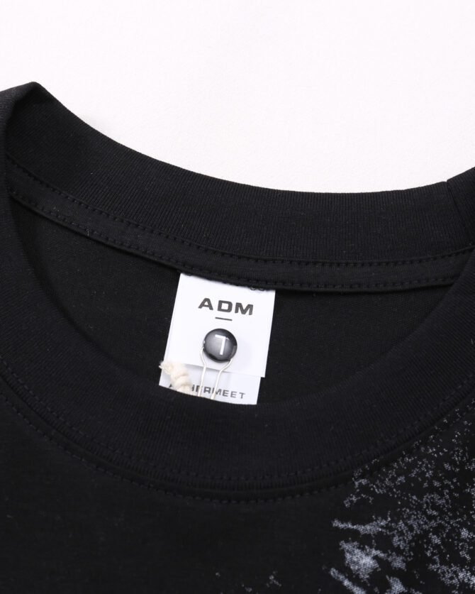 SS25 Streetwear T-Shirt | Loose Fit American Denim Print Retro | Urban Unisex Styling #82578 - Image 8