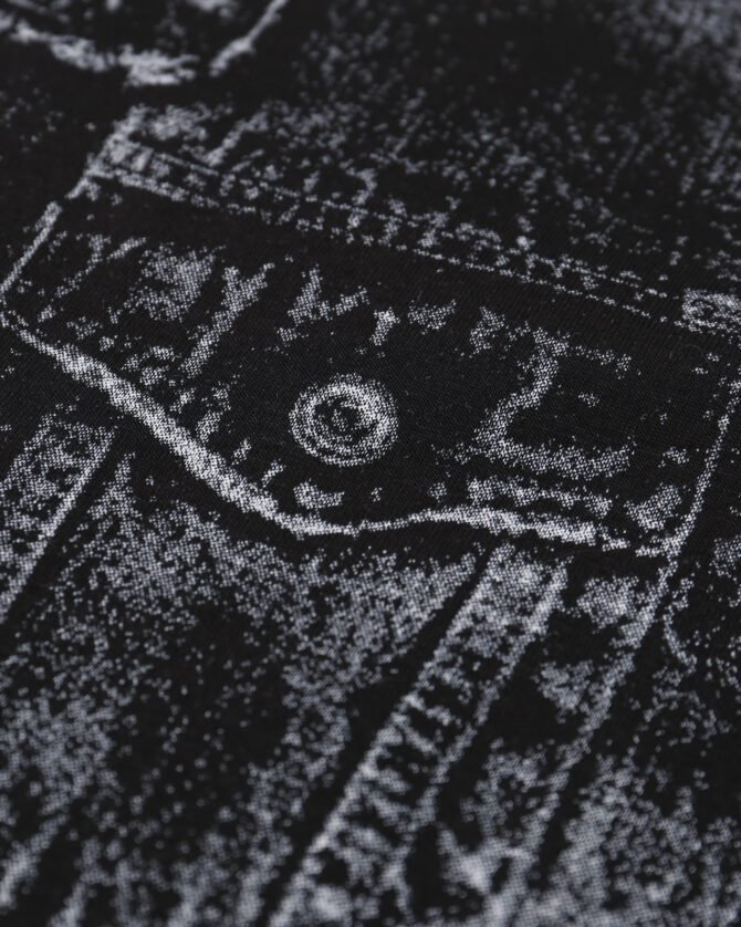 SS25 Streetwear T-Shirt | Loose Fit American Denim Print Retro | Urban Unisex Styling #82578 - Image 10