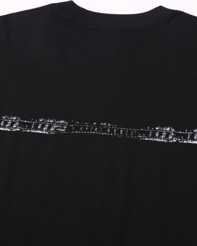 SS25 Streetwear T-Shirt | Loose Fit American Denim Print Retro | Urban Unisex Styling #82578 - Image 11