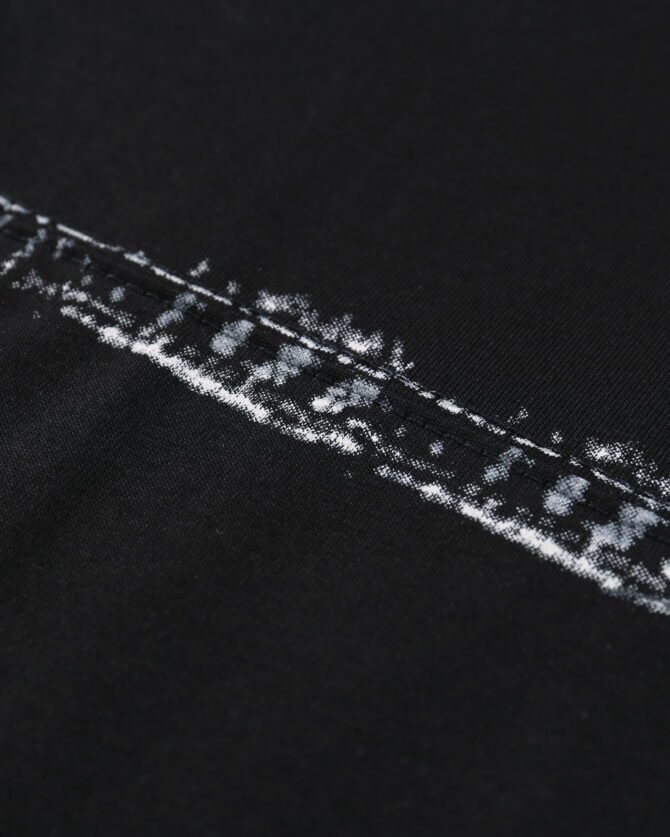 SS25 Streetwear T-Shirt | Loose Fit American Denim Print Retro | Urban Unisex Styling #82578 - Image 12
