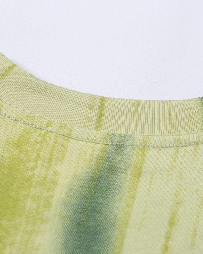 Short-Sleeve Streetwear Tee | Oversized Guochao Mountain Style Fabric Print | Daily Casual Urban Styling   #825107 - Image 33