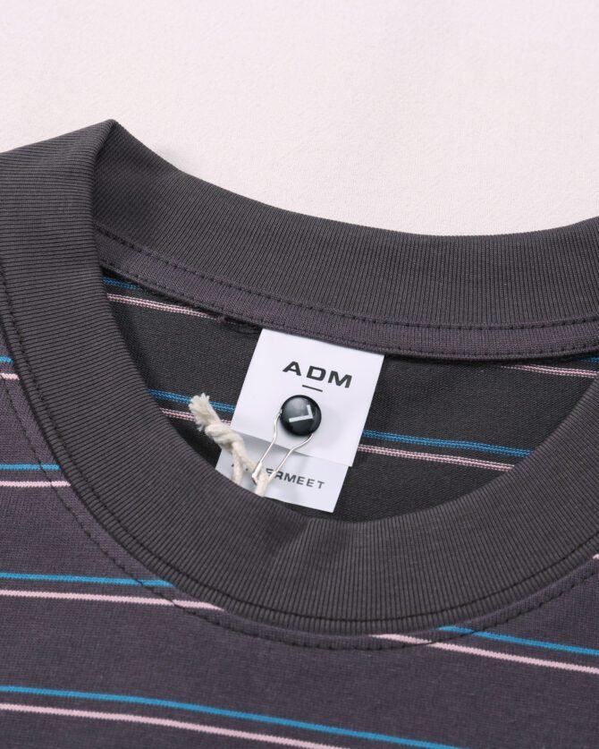 New Short-Sleeve Tee | Oversized Structural Striped Design | Streetwear Daily Urban Edge #82583 - Image 21