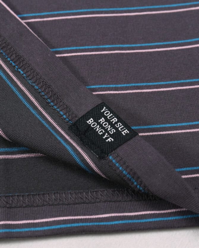 New Short-Sleeve Tee | Oversized Structural Striped Design | Streetwear Daily Urban Edge #82583 - Image 24