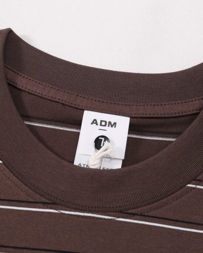 New Short-Sleeve Tee | Oversized Structural Striped Design | Streetwear Daily Urban Edge #82583 - Image 28