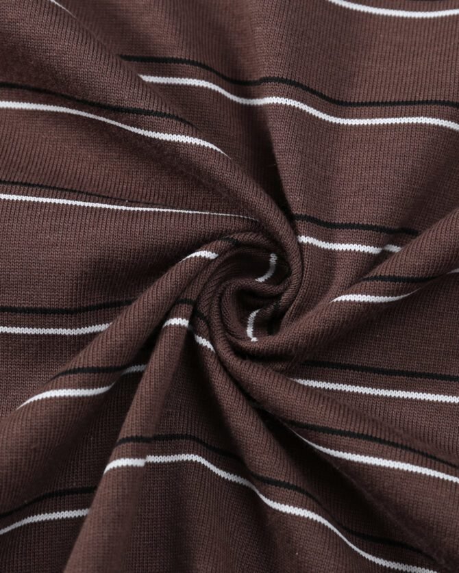 New Short-Sleeve Tee | Oversized Structural Striped Design | Streetwear Daily Urban Edge #82583 - Image 32