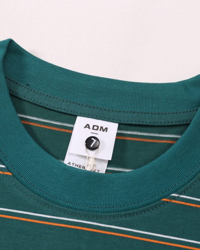 New Short-Sleeve Tee | Oversized Structural Striped Design | Streetwear Daily Urban Edge #82583 - Image 42