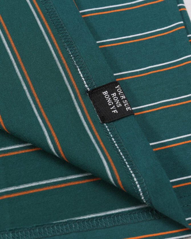 New Short-Sleeve Tee | Oversized Structural Striped Design | Streetwear Daily Urban Edge #82583 - Image 45