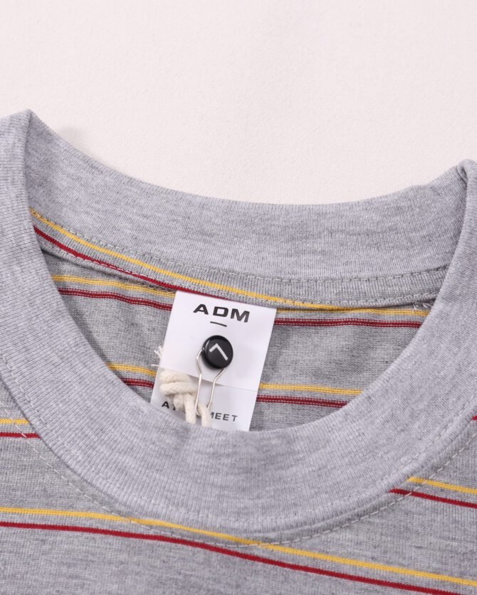 New Short-Sleeve Tee | Oversized Structural Striped Design | Streetwear Daily Urban Edge #82583 - Image 35