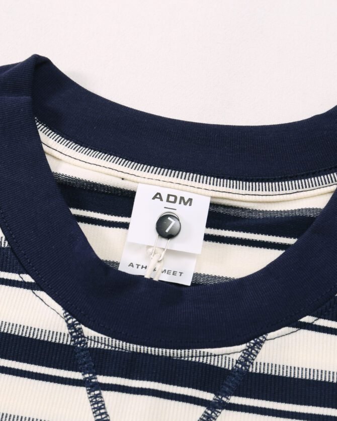 SS25 Heavyweight T-Shirt | Loose Fit Cool-Tech Striped Construction | Streetwear Unisex Matching #82585 - Image 31