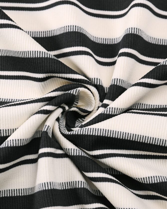 SS25 Heavyweight T-Shirt | Loose Fit Cool-Tech Striped Construction | Streetwear Unisex Matching #82585 - Image 35