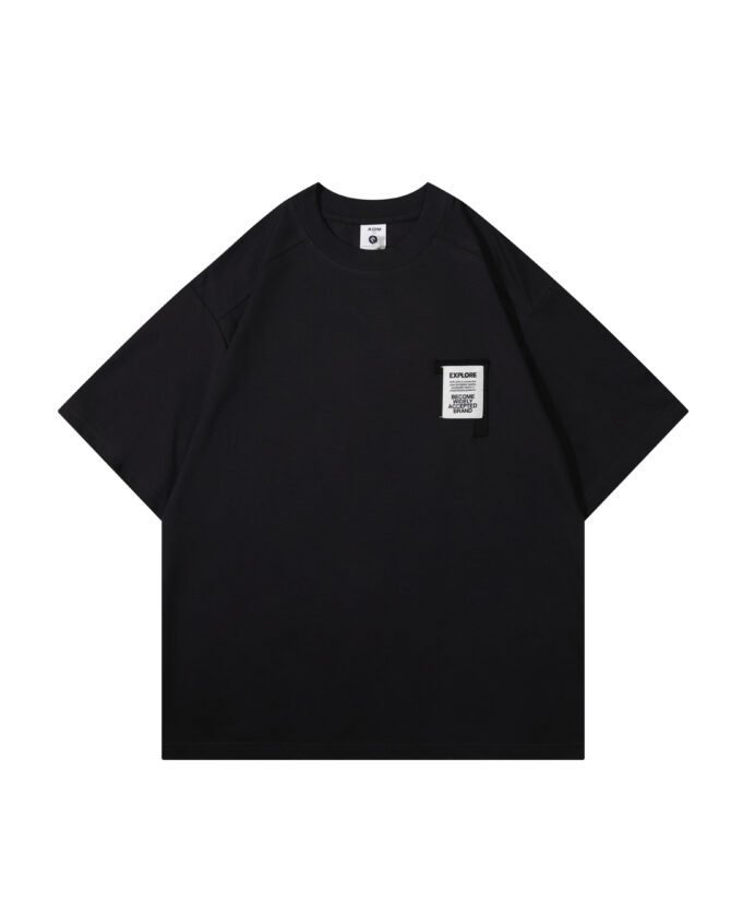 letuswin | SS25 New Heavyweight Tee | Oversized Patchwork Design | 100% Cotton | Streetwear Unisex  #82520 - Image 32