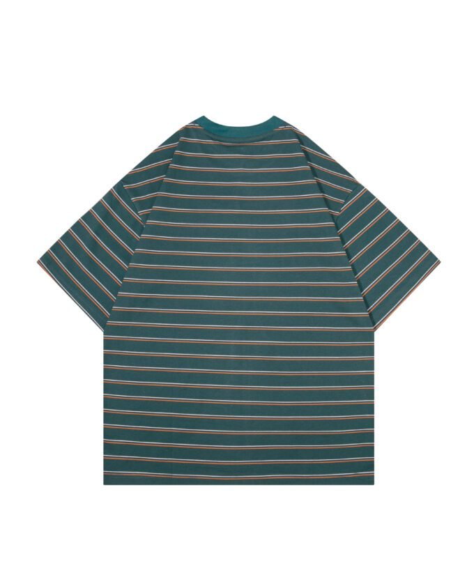 New Short-Sleeve Tee | Oversized Structural Striped Design | Streetwear Daily Urban Edge #82583 - Image 41