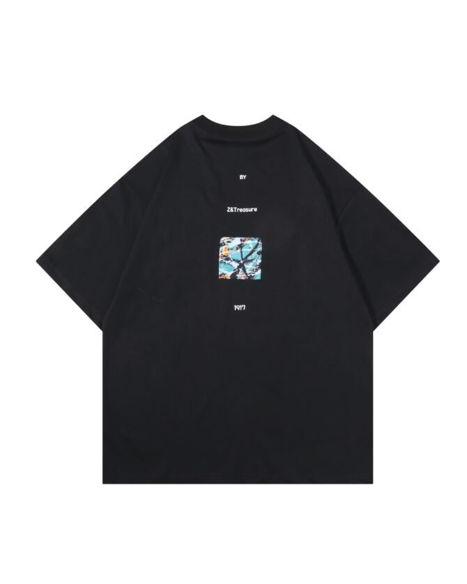letuswin | New Streetwear Short-Sleeve | Oversized Premium Patchwork | Outdoor Camping Unisex #82521 - Image 10
