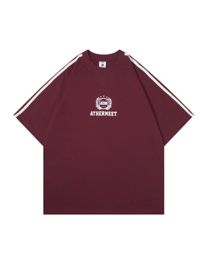 letuswin | 260g New Short-Sleeve Heavyweight | Loose Fit American Striped Print | Streetwear Unisex #82592 - Image 35