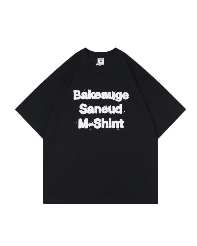 letuswin | SS25 Heavyweight T-Shirt | Oversized High-Street Coating Print | Tech Cotton | Casual Unisex  #82599 - Image 9