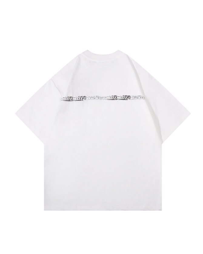 SS25 Streetwear T-Shirt | Loose Fit American Denim Print Retro | Urban Unisex Styling #82578 - Image 14