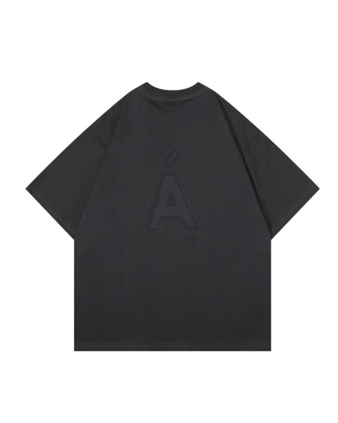 Heavyweight Short-Sleeve | Oversized Mountain Burnout Design | 220g 100% Cotton | Unisex Urban #82571 - Image 9