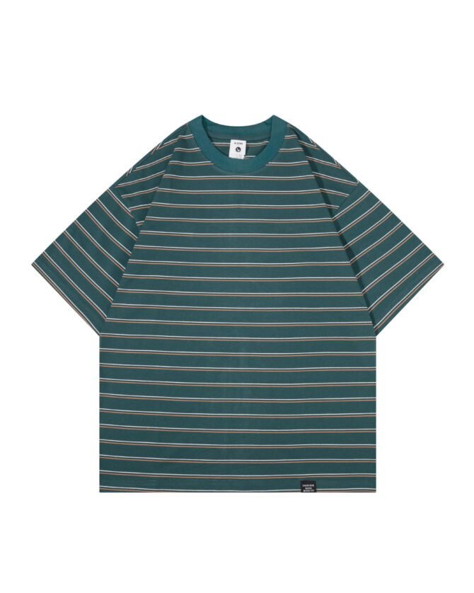New Short-Sleeve Tee | Oversized Structural Striped Design | Streetwear Daily Urban Edge #82583 - Image 40
