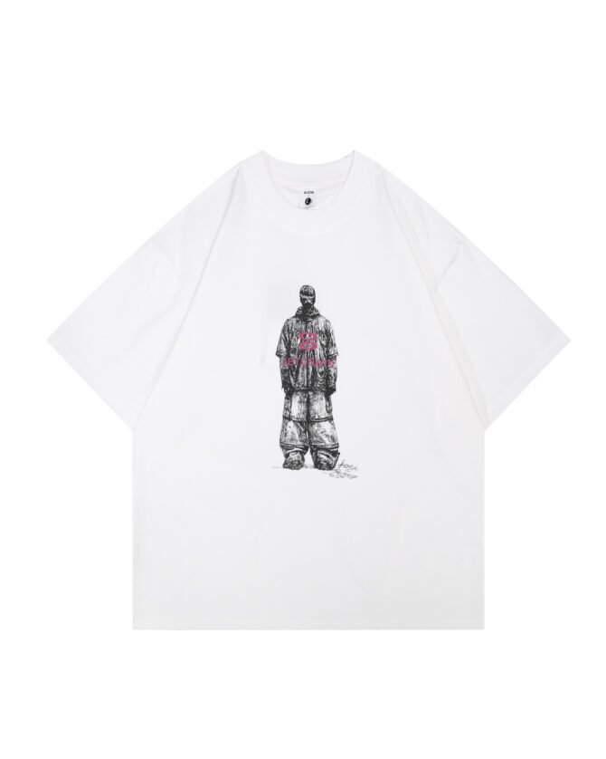 letuswin|New High-Street Short-Sleeve | Loose Fit Vintage Print | Casual Office Appropriate #825176 - Image 15