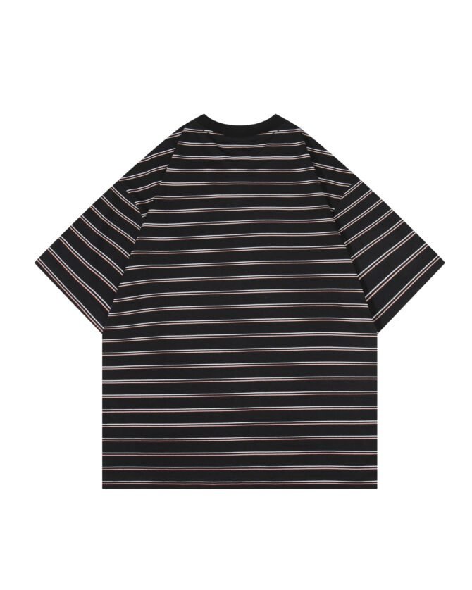 New Short-Sleeve Tee | Oversized Structural Striped Design | Streetwear Daily Urban Edge #82583 - Image 13