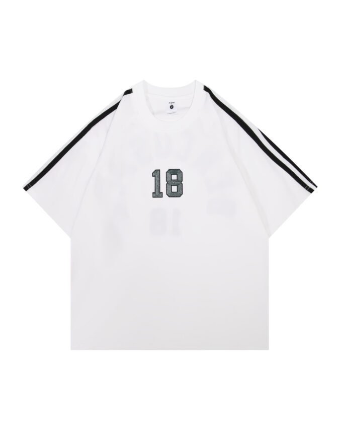 letuswin|New Oversized Stripe Tee | American Embroidery Design | Outdoor Unisex Matching #825190 - Image 26