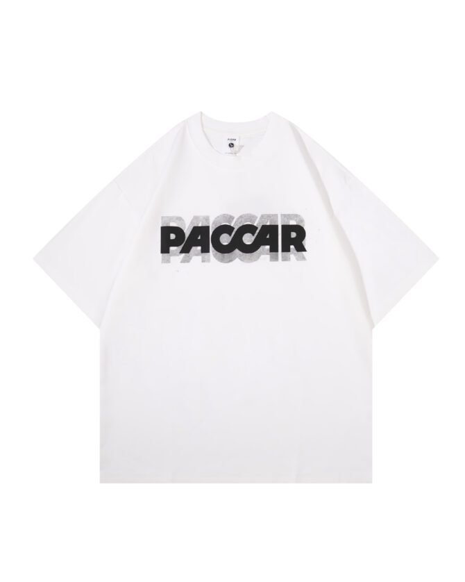 SS25 New Short-Sleeve Tee | Oversized American Vintage Textured Burnout | 210g Outdoor Commuter Essential #825119 - Image 10