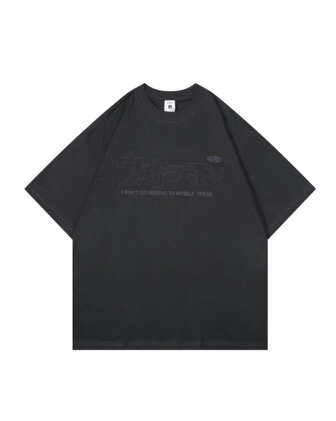 SS25 Heavyweight New Tee | Loose Fit Guochao Vintage Patch Embroidery | Sportswear Unisex Matching #82563 - Image 31