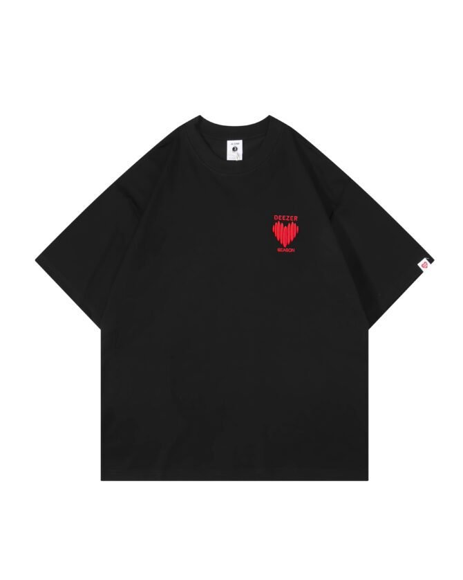 Heavyweight New Short-Sleeve | Premium Loose Fit 200g Tee | Heart Embroidery Detail | Gender-Neutral Casual #82562 - Image 21