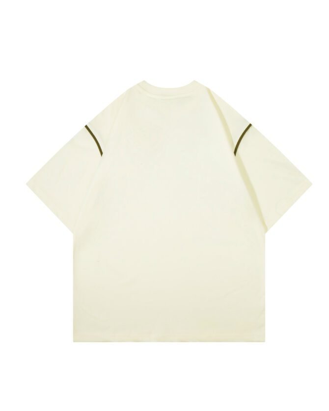 letuswin | Short-Sleeve Heavyweight Tee | Oversized American 3D Embroidery | 100% Cotton | Outdoor Camping Unisex  #82507 - Image 13