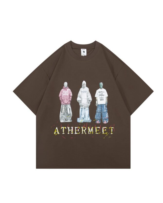 letuswin|New Guochao Short-Sleeve | Loose Fit American Print | Streetwear Daily Rotation #825175 - Image 23
