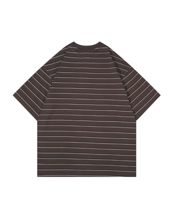 New Short-Sleeve Tee | Oversized Structural Striped Design | Streetwear Daily Urban Edge #82583 - Image 27