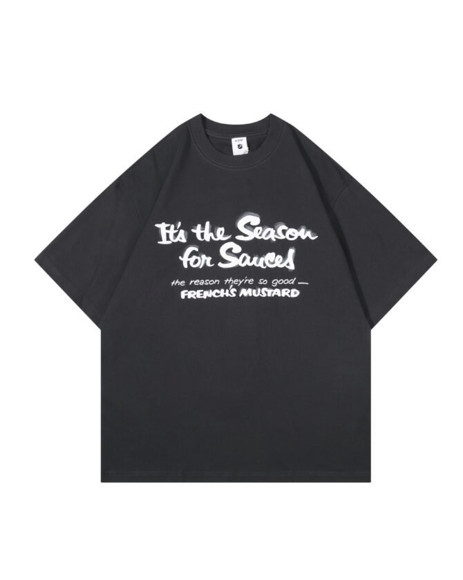 Heavyweight New Release | Loose Fit High-Street Retro 3D Coating Print | Urban Unisex Streetwear #825128 - Image 30