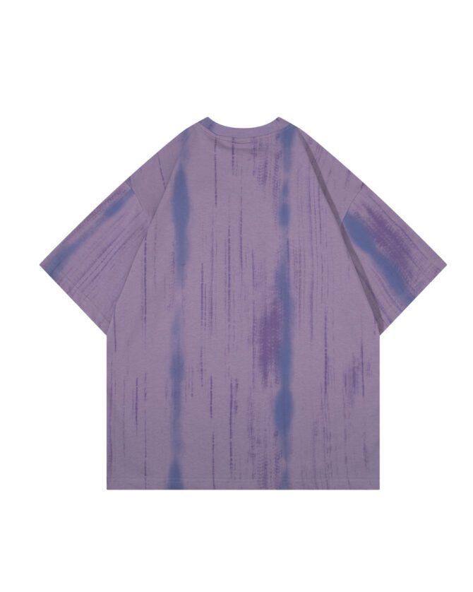 Short-Sleeve Streetwear Tee | Oversized Guochao Mountain Style Fabric Print | Daily Casual Urban Styling   #825107 - Image 22