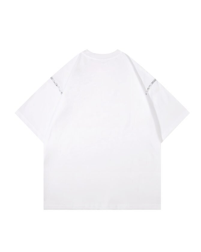 letuswin | SS25 Short-Sleeve Tee | Oversized High-Street Structural Design | 100% Cotton | Daily Casual Unisex  #82511 - Image 9