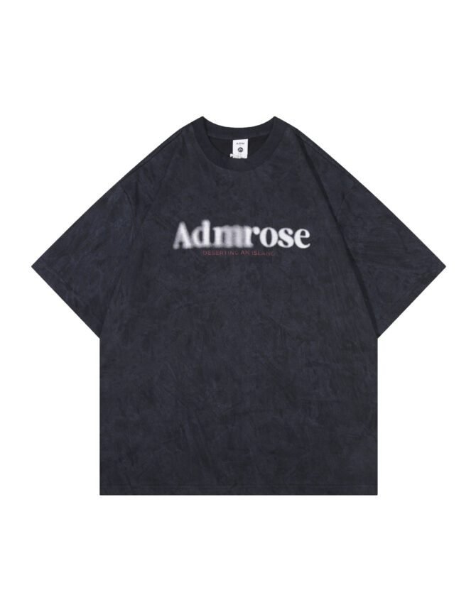 letuswin | 260g New Streetwear Tee | Loose Fit Guochao Washed Dotted Print | Daily Casual Unisex  #82591 - Image 6