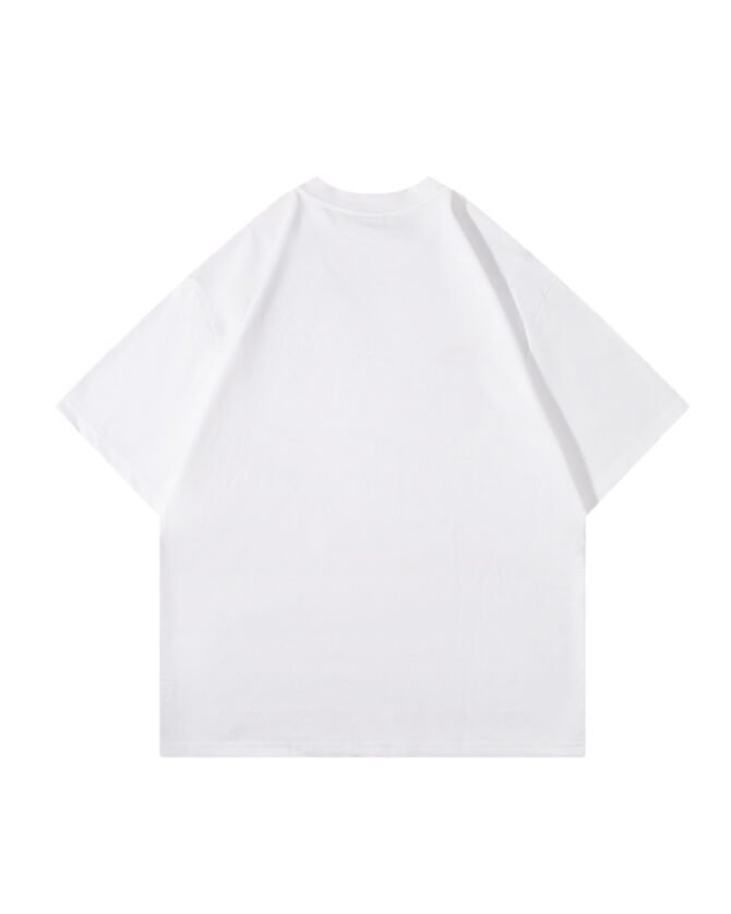 letuswin | Heavyweight New Tee | Loose Fit Distressed Striped Tech Cotton | Sportswear Unisex Matching Print  #82598 - Image 9