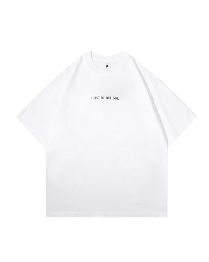 letuswin | SS25 Short-Sleeve Tee | Oversized Printed Structural Design | 100% Cotton | Streetwear Unisex #82535 - Image 12