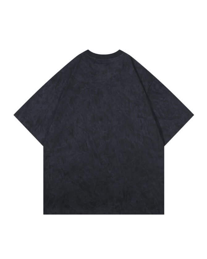 letuswin | 260g New Streetwear Tee | Loose Fit Guochao Washed Dotted Print | Daily Casual Unisex  #82591 - Image 7