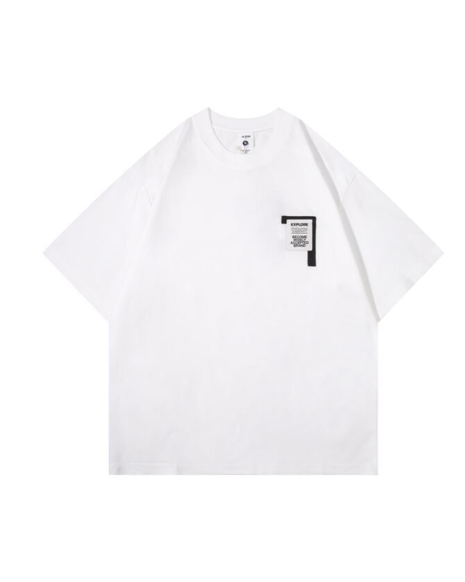 letuswin | SS25 New Heavyweight Tee | Oversized Patchwork Design | 100% Cotton | Streetwear Unisex  #82520 - Image 25