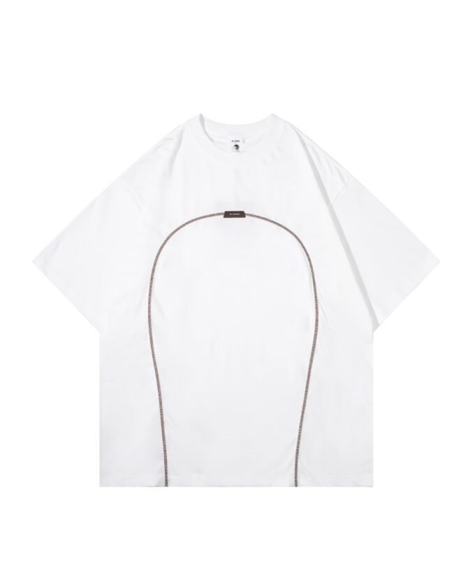 letuswin | SS25 Streetwear T-Shirt | Loose Fit Mountain Style Structural Design | 100% Cotton | Streetwear Unisex Matching   #82560 - Image 9