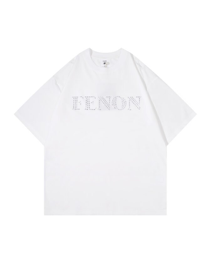 letuswin | New Short-Sleeve Tee | Loose Fit American Metallic Foil Appliqué | 100% Cotton | Streetwear Unisex Styling  #82516 - Image 17