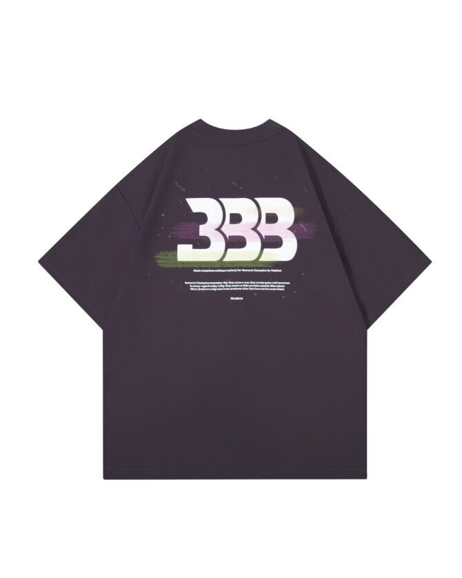 letuswin | SS25 New Heavyweight Tee | Oversized High-Street Striped Print | Outdoor Camping Unisex Styling #825120 - Image 33