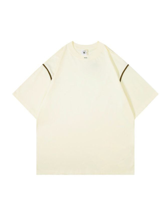 letuswin | Short-Sleeve Heavyweight Tee | Oversized American 3D Embroidery | 100% Cotton | Outdoor Camping Unisex  #82507 - Image 12