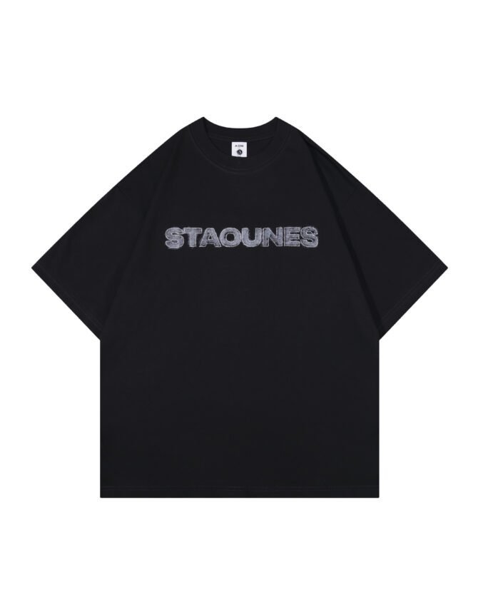 letuswin | Heavyweight Streetwear Tee | Loose Fit High-Street 3D Embroidery | 100% Cotton | Unisex Daily Casual   #82509 - Image 33